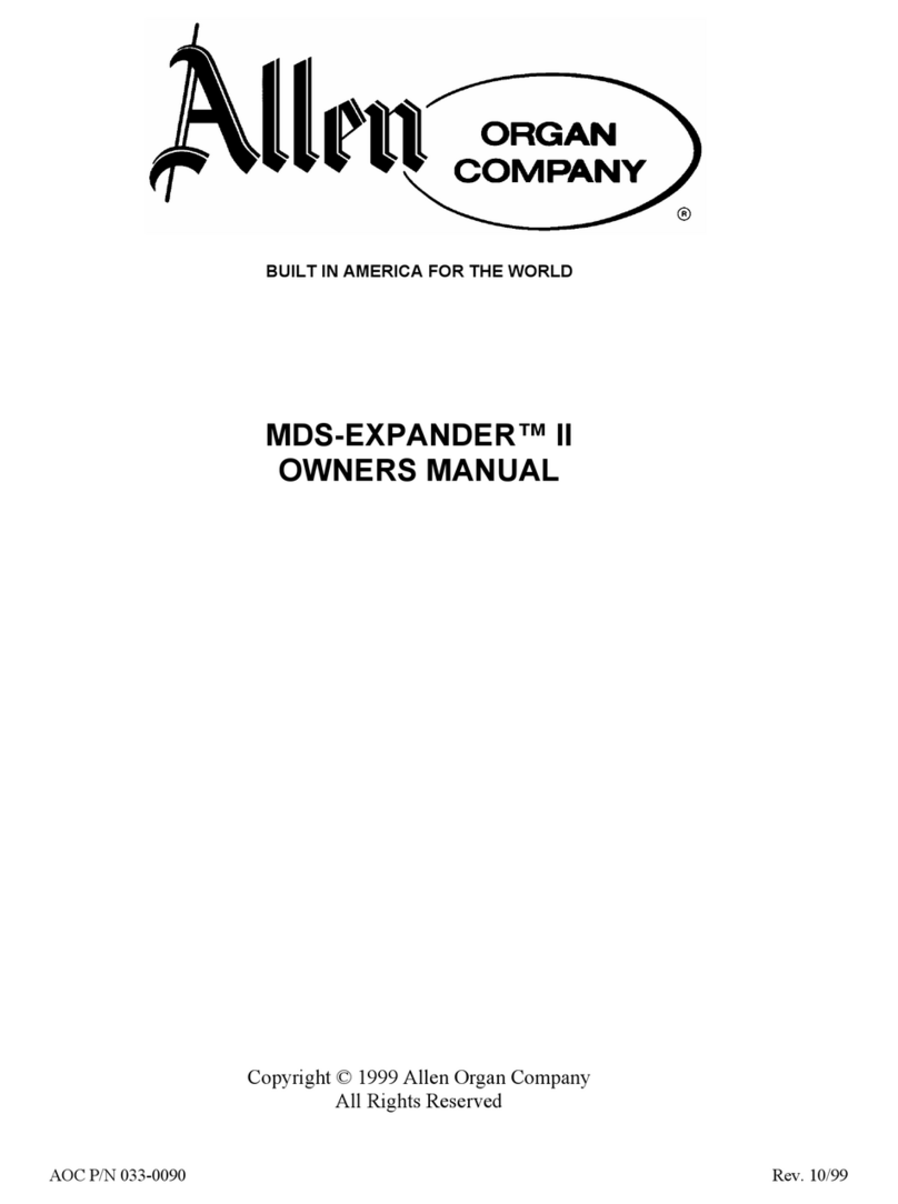 allen MDS-EXPANDER II owner's manual
