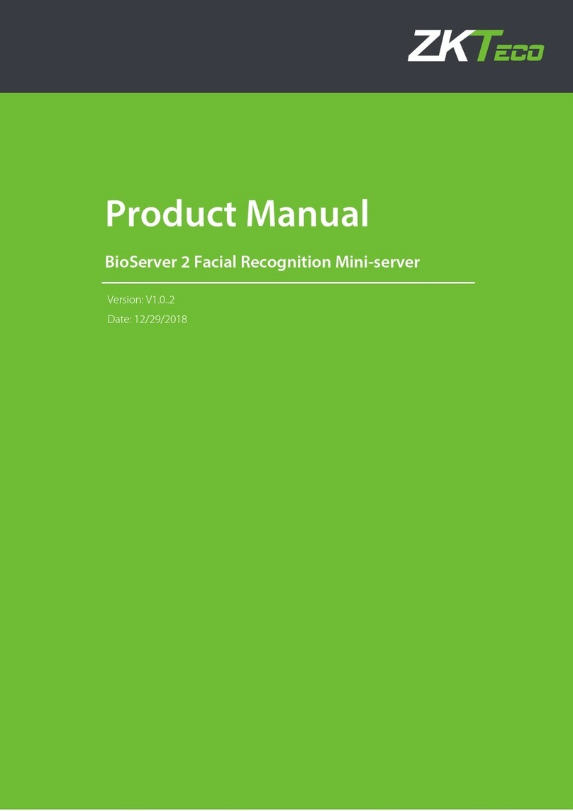 ZKTeco BioServer 2 product manual