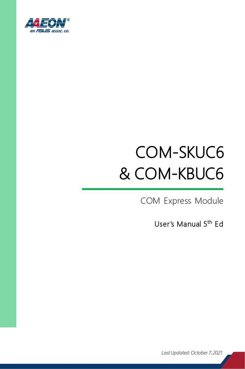 Asus Aaeon COM-SKUC6 User manual