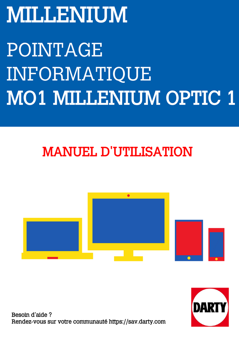 Millenium OPTIC 1 user guide