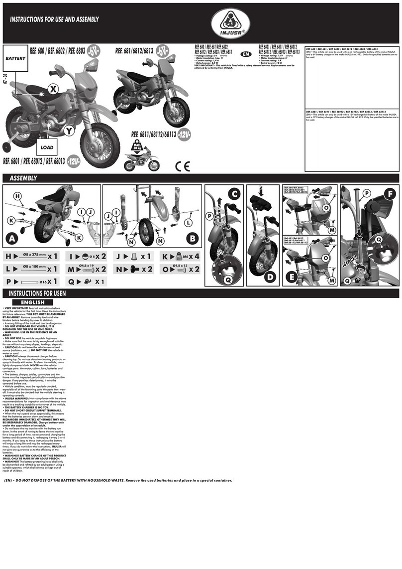 INJUSA 680 Instructions for use and assembly