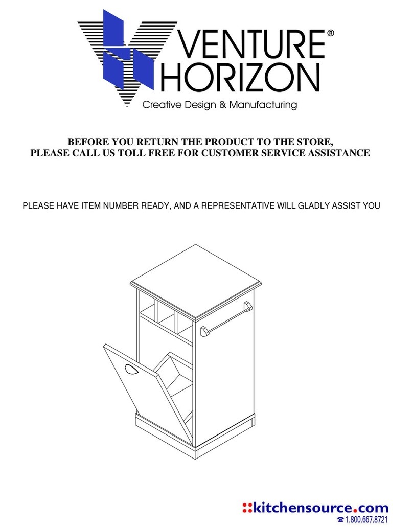 venture horizon 4121 Assembly instructions