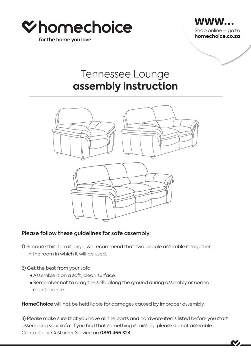 homechoice Tennessee Assembly instruction