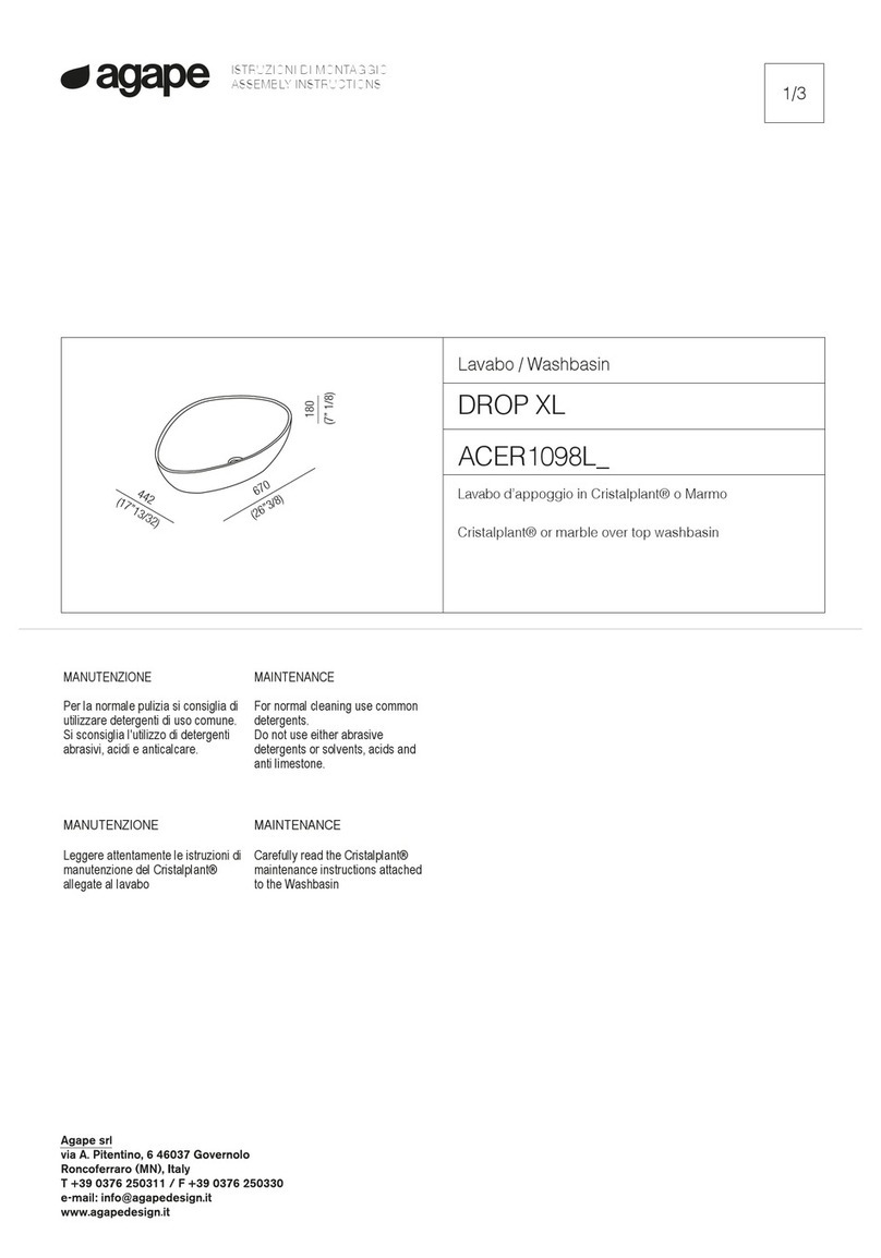 agape DROP XL ACER1098L User manual