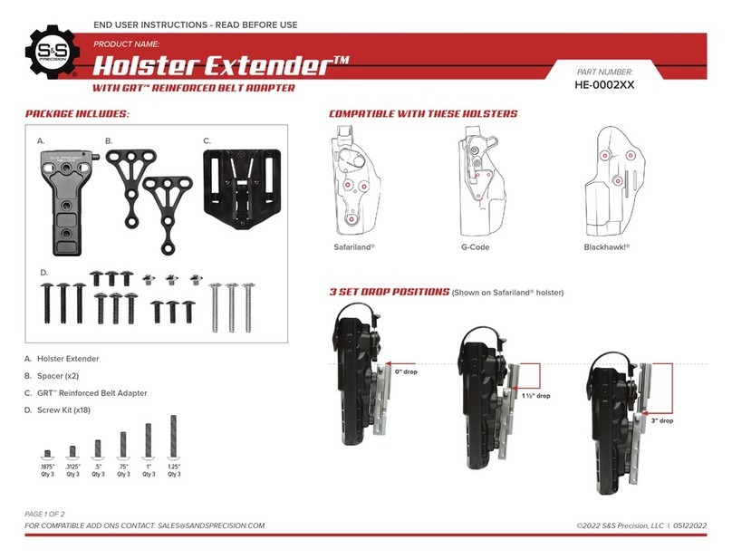 S&S Precision HE-0002 Series User instructions