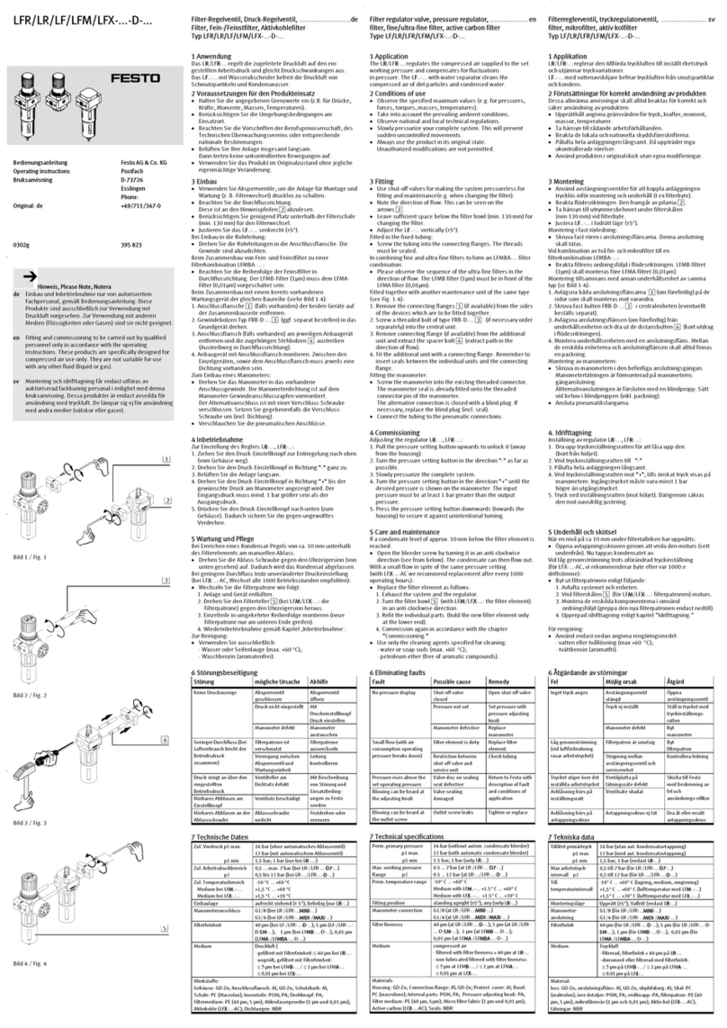 Festo LFR-D Series User manual
