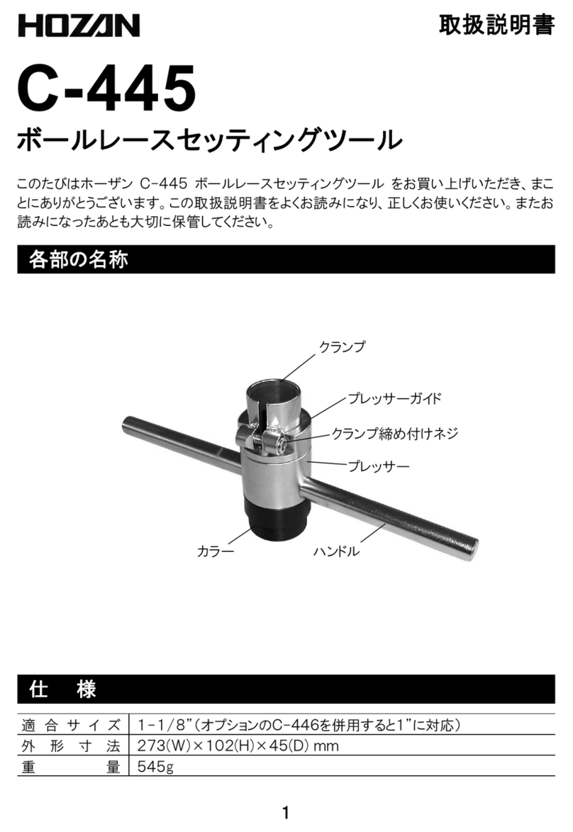 HOZAN C-445 User manual