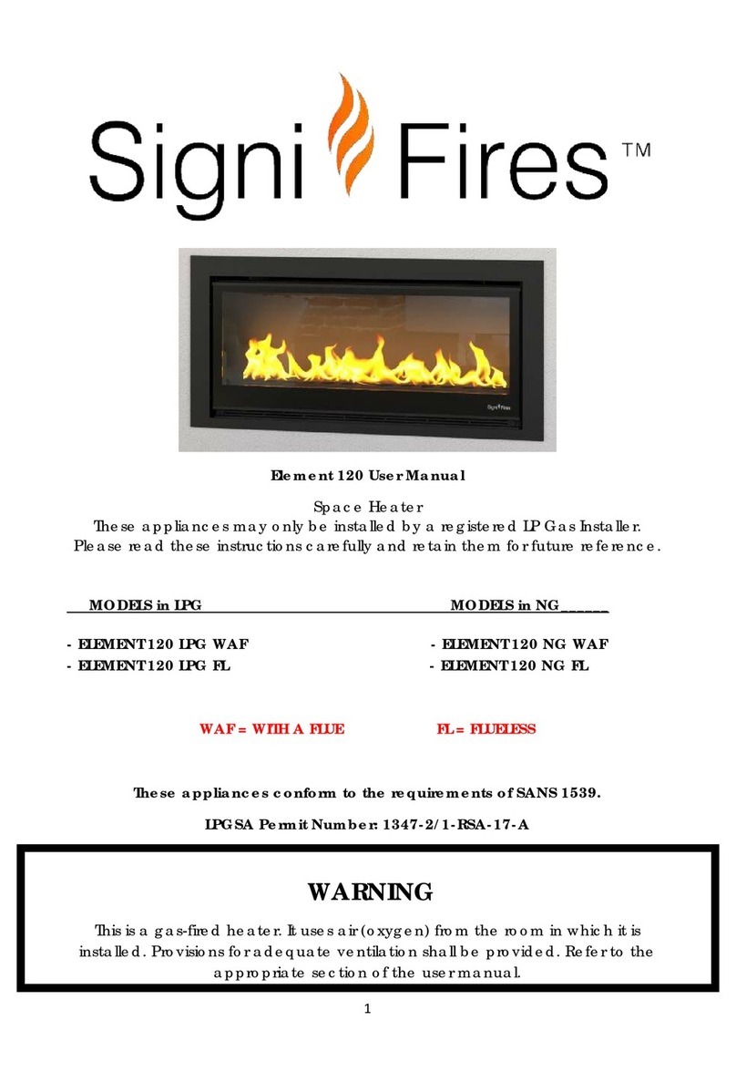 Signi Fires Element 120 user manual