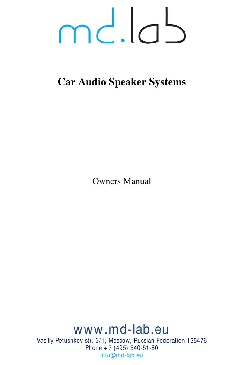md.lab SP-A17.2 owner's manual