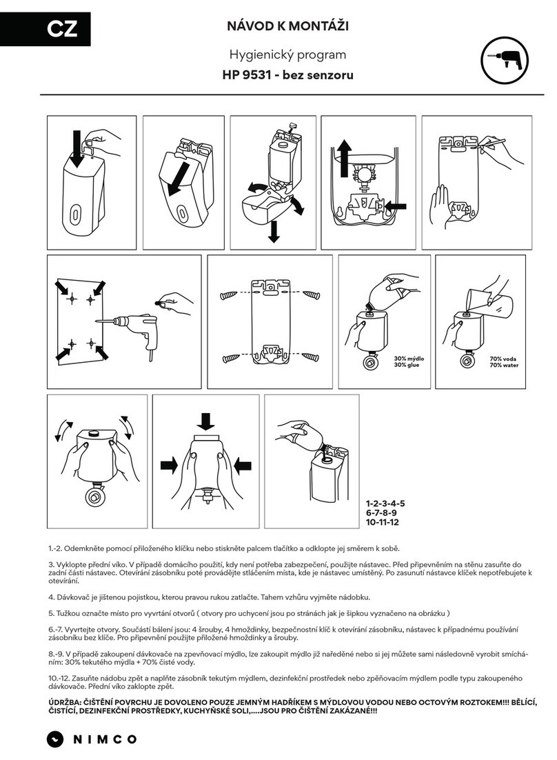 Nimco HP 9531 Installation instruction