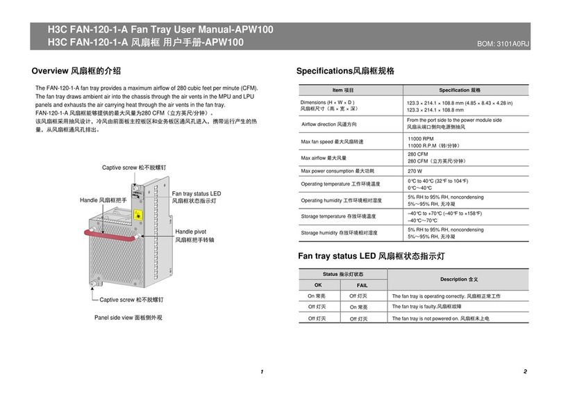 H3C FAN-120-1-A user manual