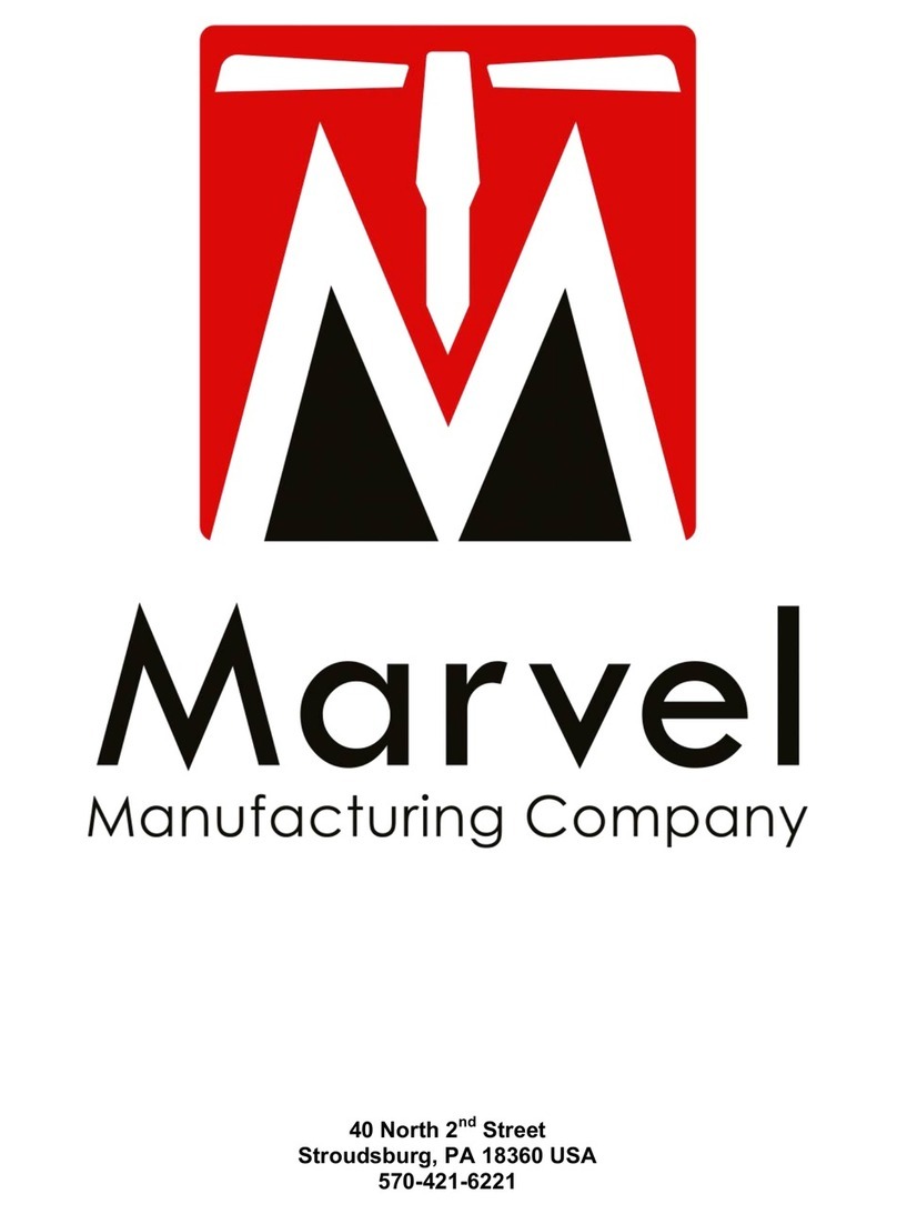 Marvel 3165 Operation and service