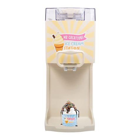 Fizz Creations MR CREATIONS ICE CREAM STATION BL1000E Instructions for use