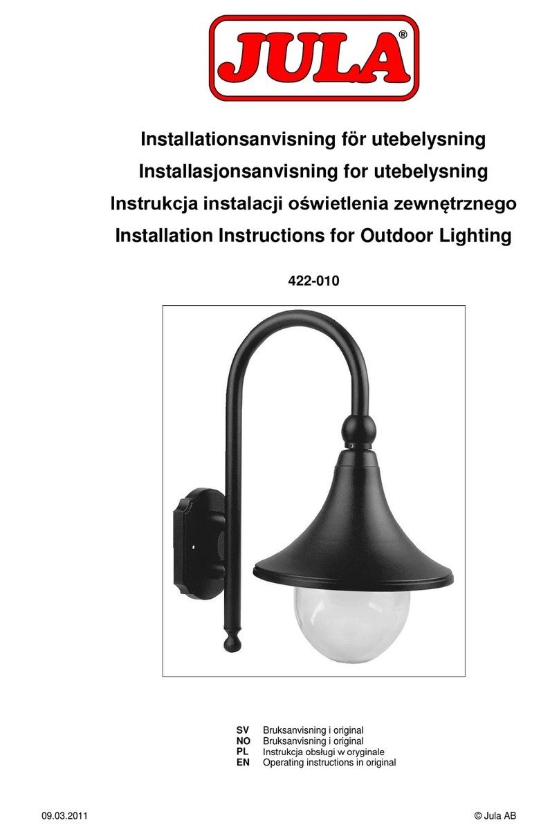 Jula 422-010 installation instructions