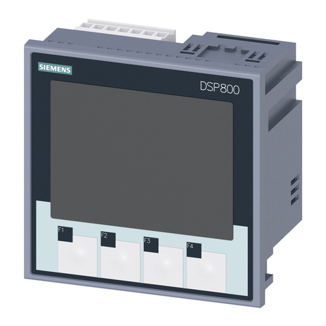 Siemens DSP800 operating instructions