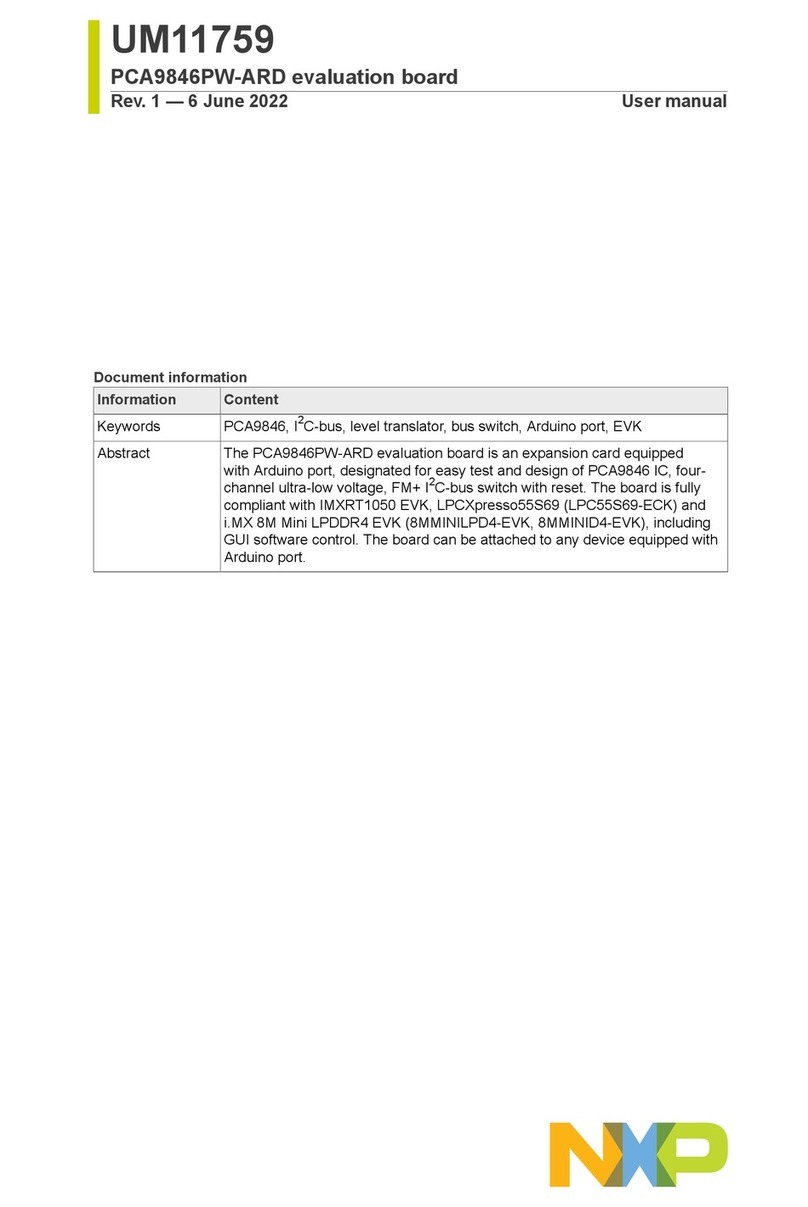 NXP Semiconductors PCA9846PW-ARD user manual NXP Semiconductors PCA9846PW-ARD user manual