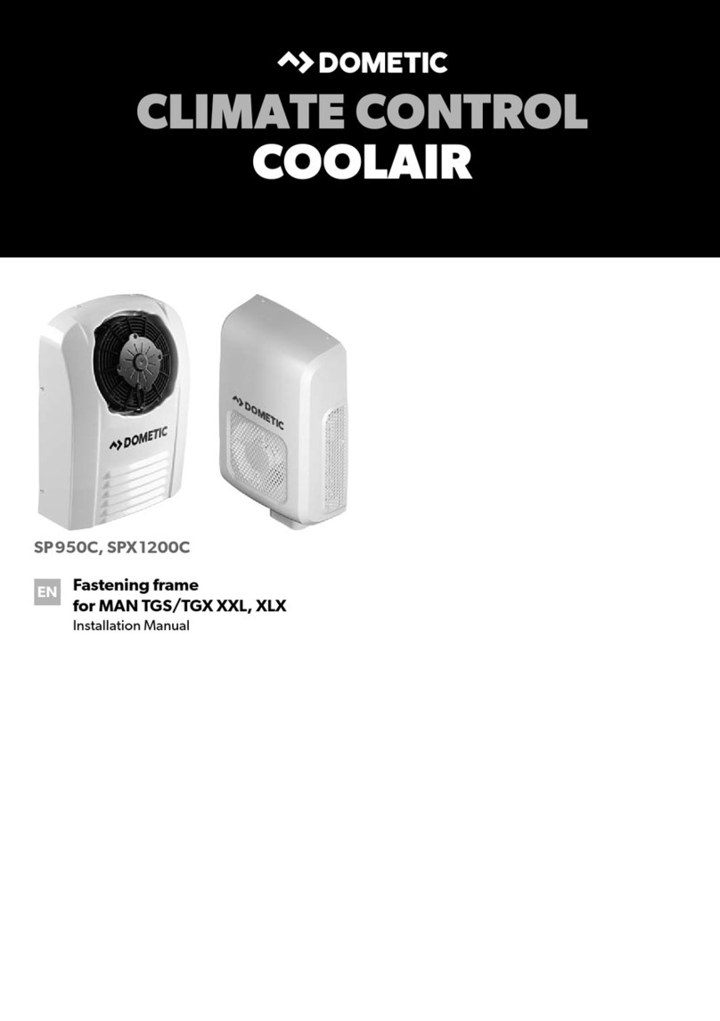 Dometic CoolAir SP950C installation manual