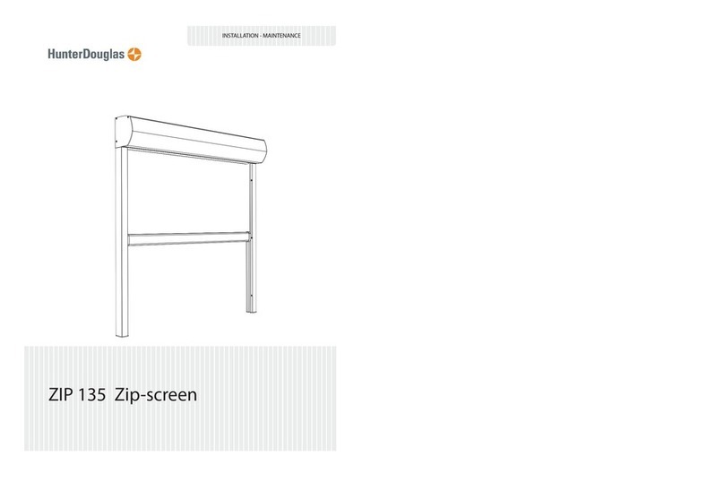 HunterDouglas ZIP 135 Installation and Maintenance