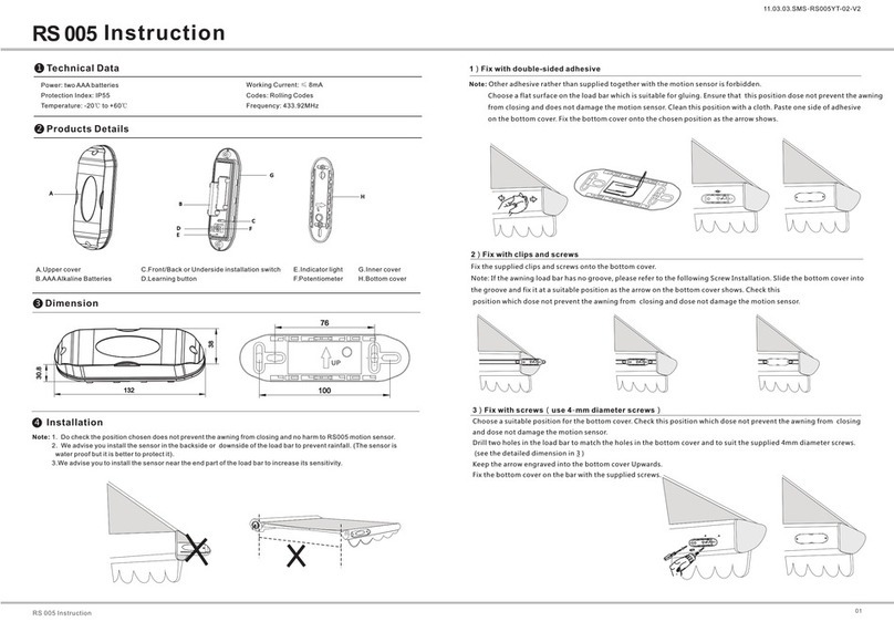 Wistar RS 005 instructions
