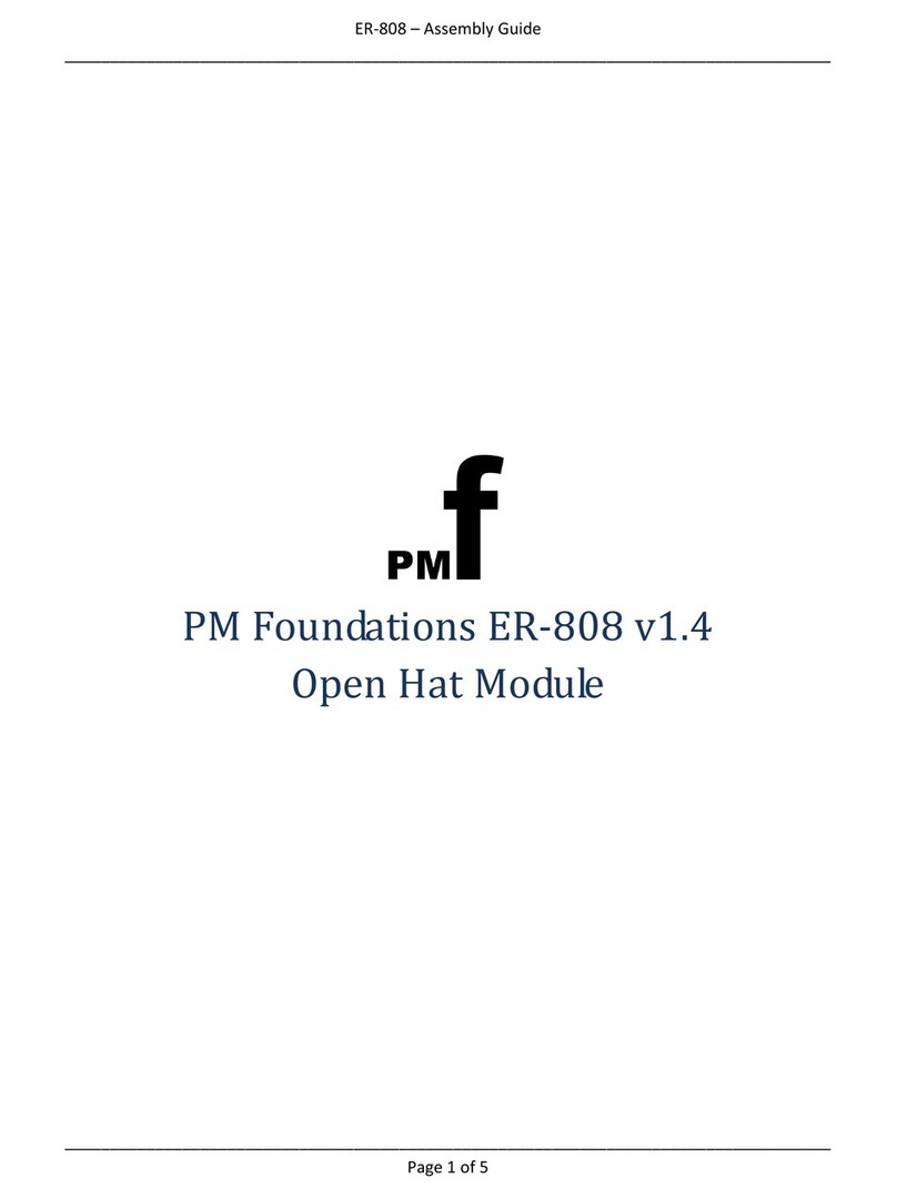 PMFoundations ER-808 Assembly guide PMFoundations ER-808 Assembly guide