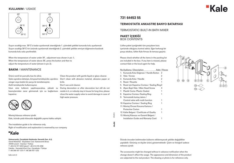 KALE 731 64453 55 installation instructions