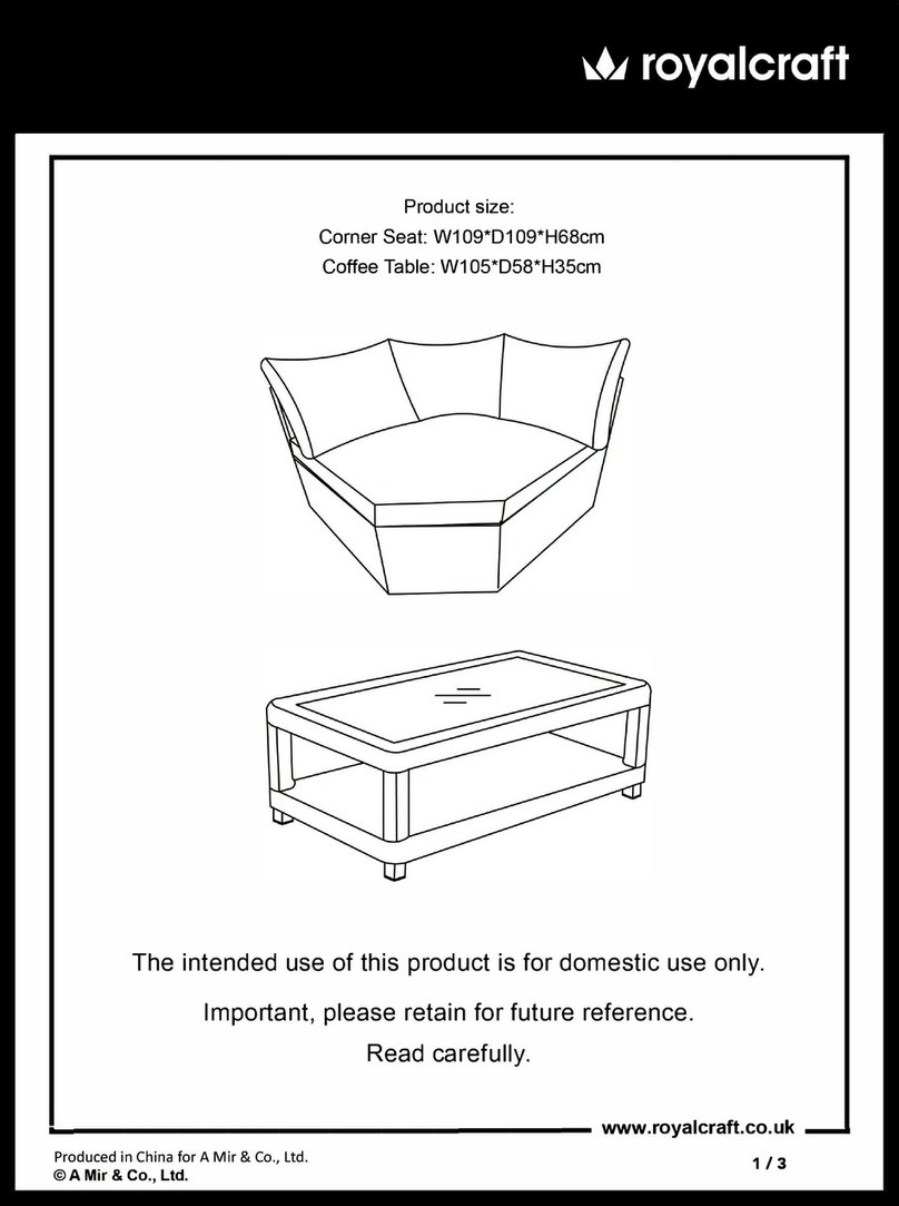 Royalcraft Wentworth User manual Royalcraft Wentworth User manual