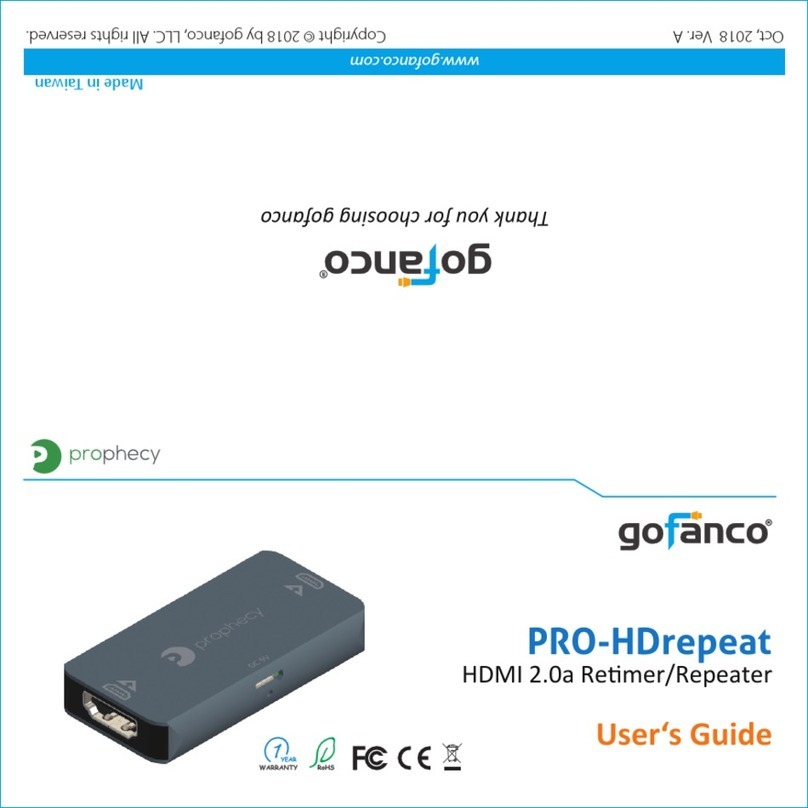 gofanco PRO-HDrepeat user guide