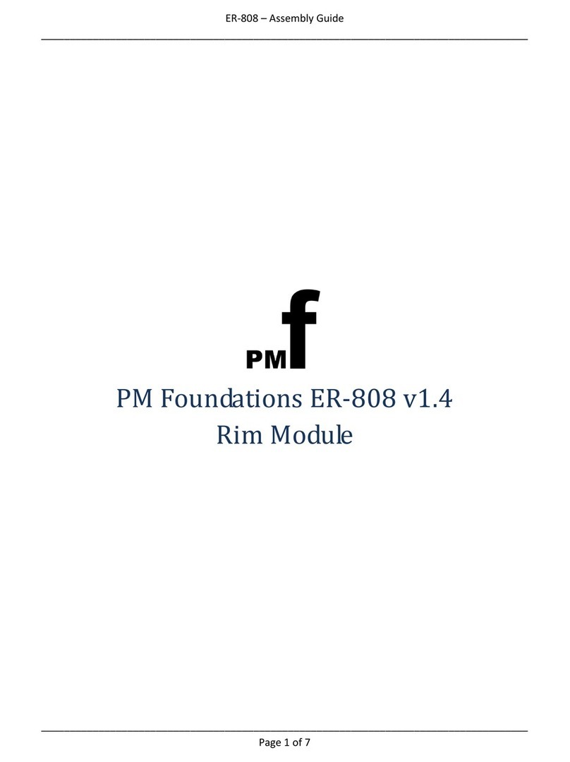 PMFoundations ER-808 Rim Module Assembly guide