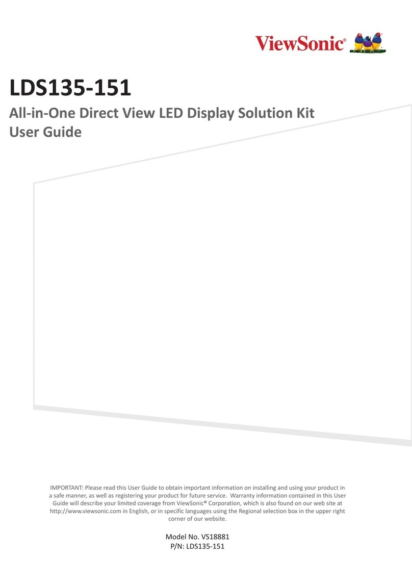 ViewSonic LDS135-151 User manual