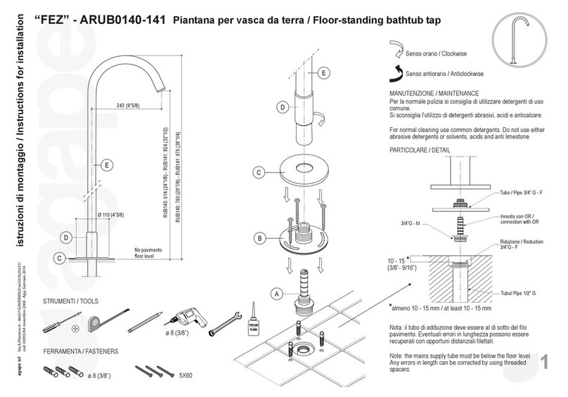 agape FEZ ARUB0140-141 Guide