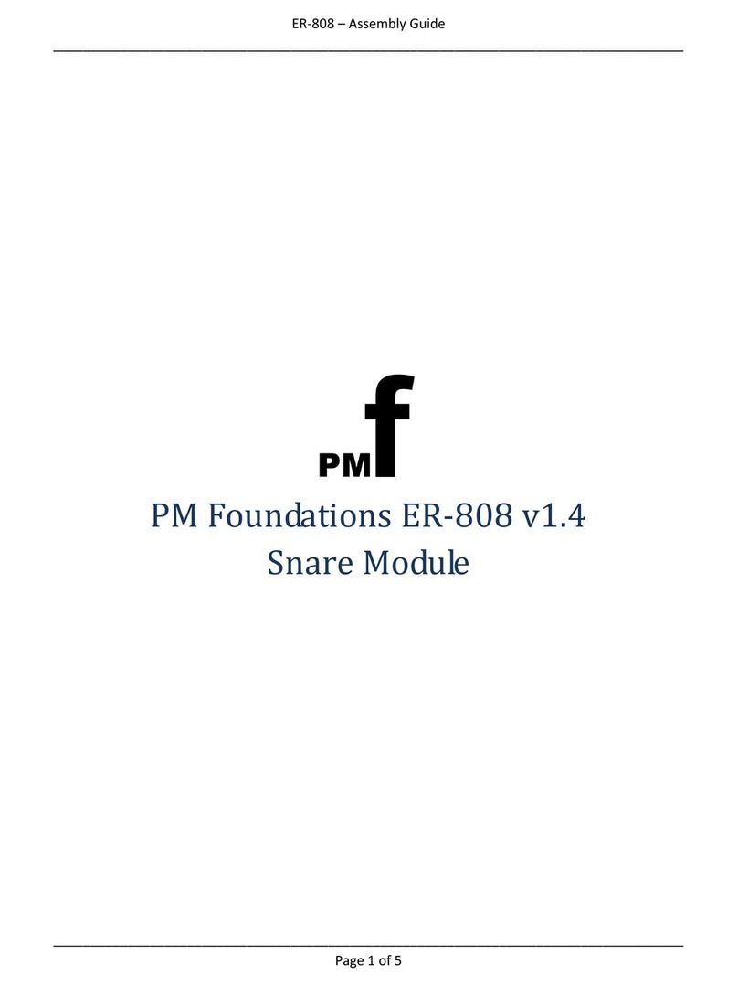PMFoundations ER-808 Assembly guide