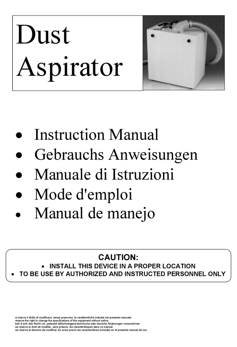 Carlo De Giorgi Airbox Simplex User manual