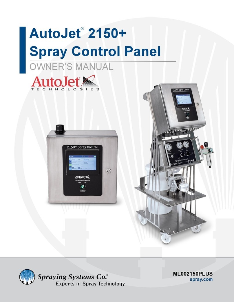 Spraying Systems AutoJet 2150+ User manual