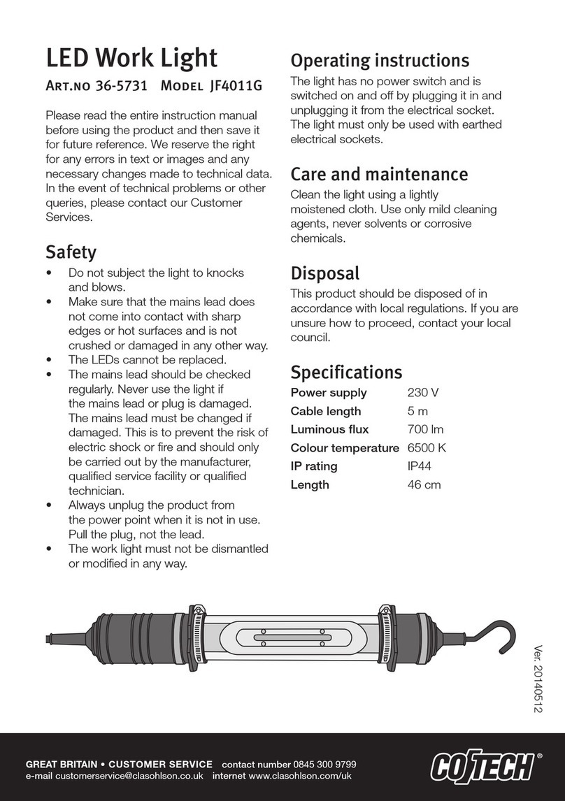 CO/Tech JF4011G User manual