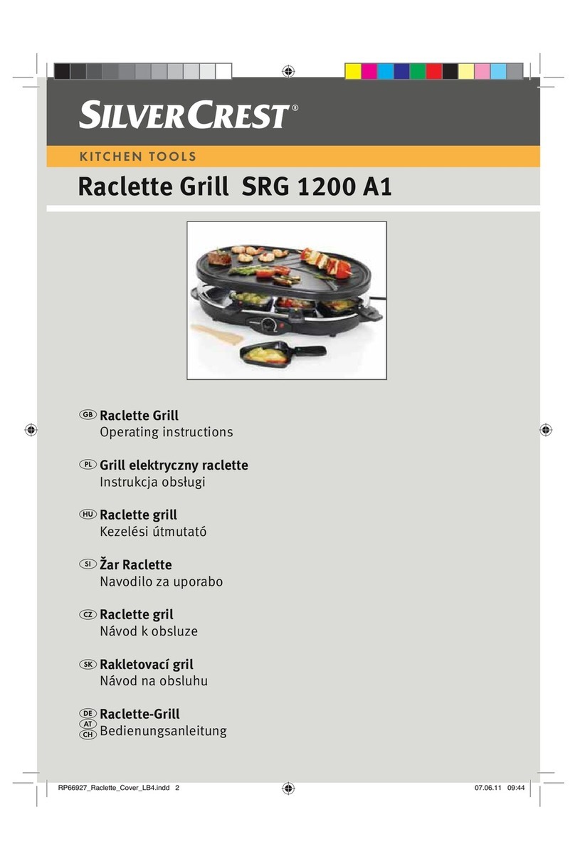 Silvercrest SRG 1200 A1 operating instructions