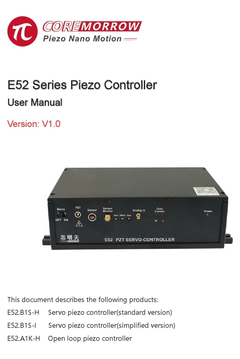 Coremorrow E52 Series User manual