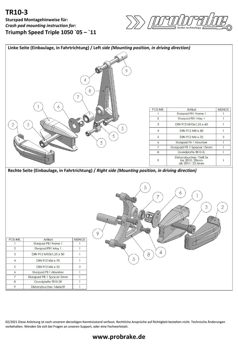 probrake TR10-3 User guide