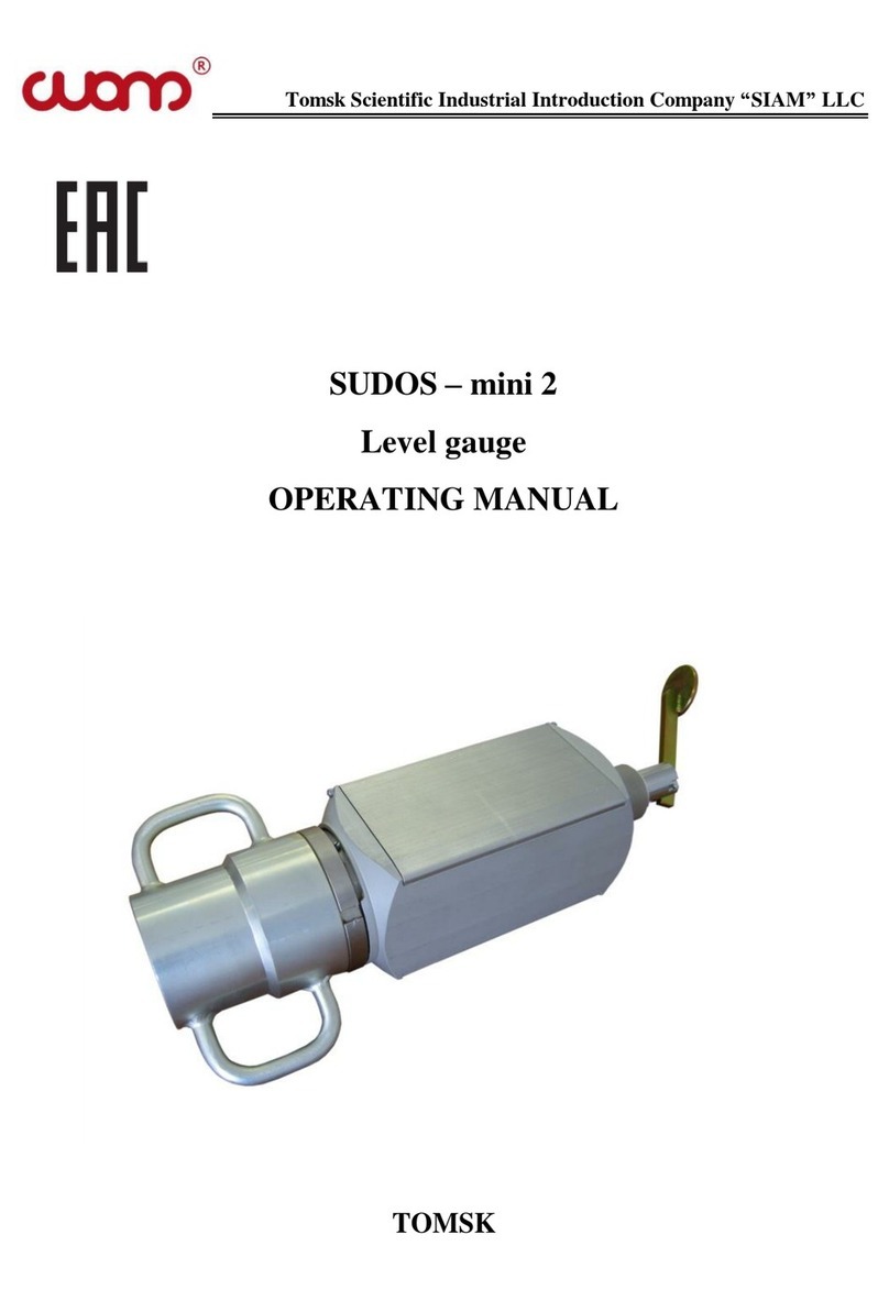 SIAM SUDOS-mini 2 operating manual