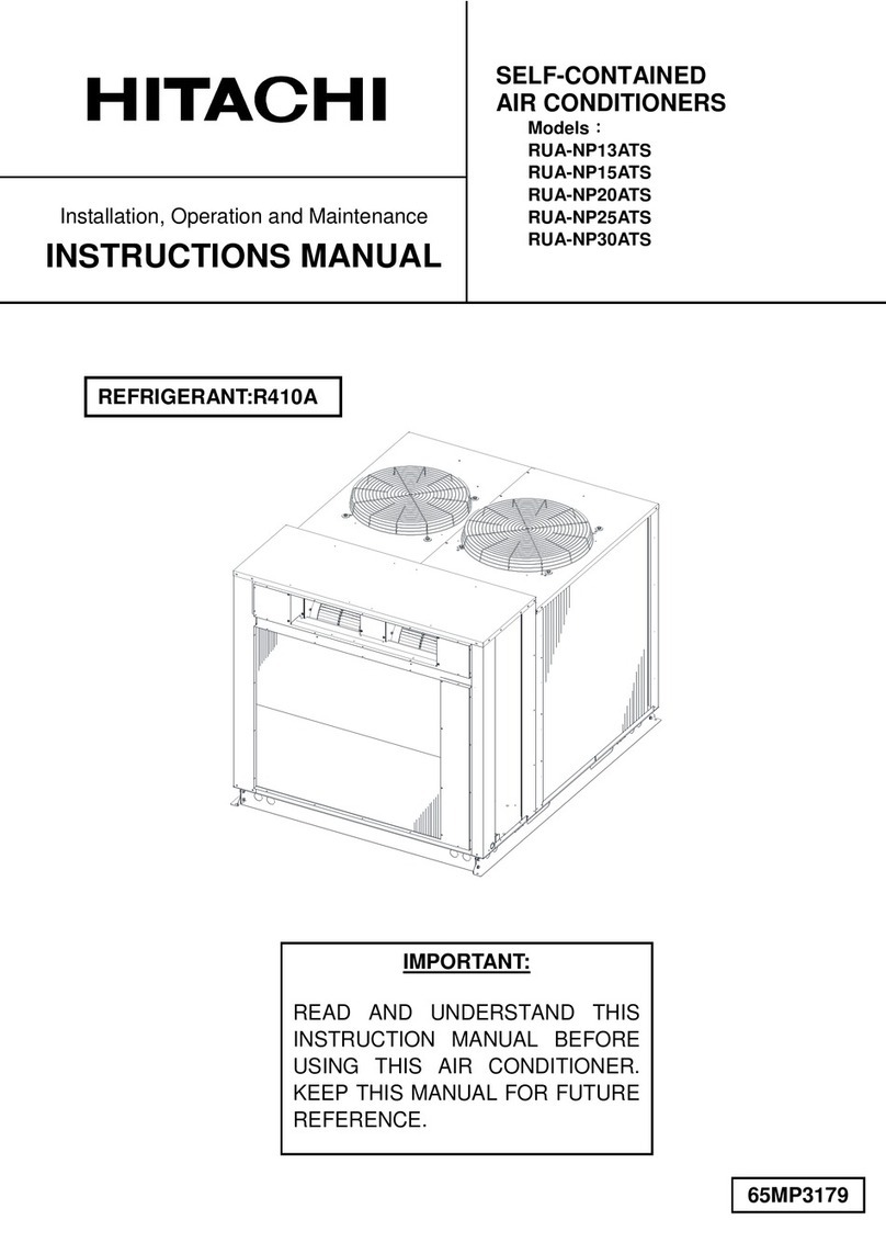 Hitachi RUA-NP13ATS instruction manual Hitachi RUA-NP13ATS instruction manual