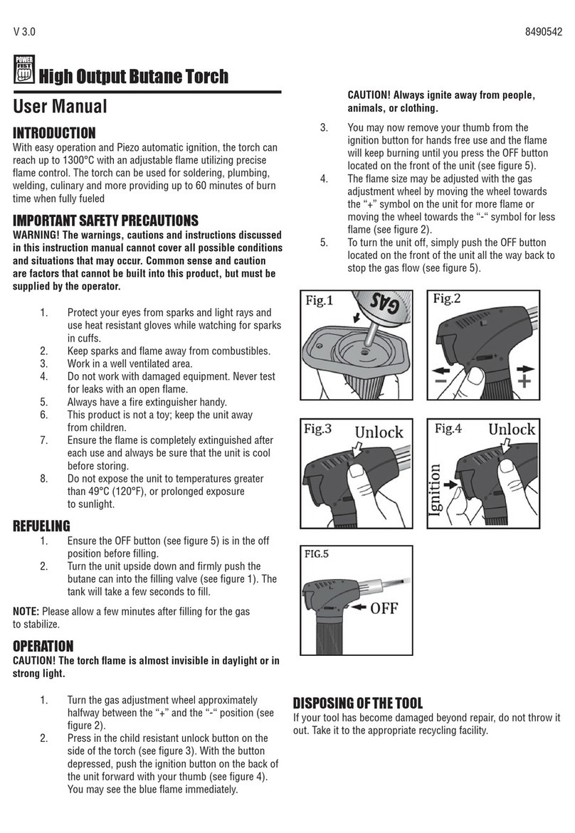 Power Fist 8490542 User manual
