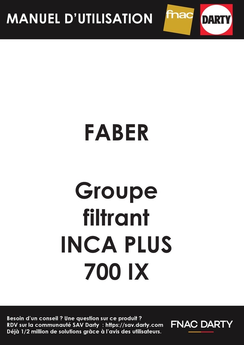 Fnac FABER NCA PLUS 700 IX installation manual