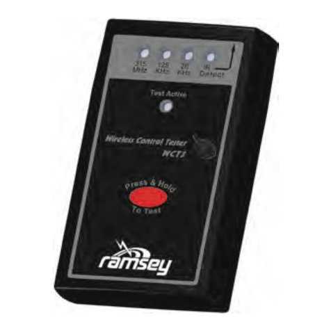 Ramsey Electronics WCT3 manual