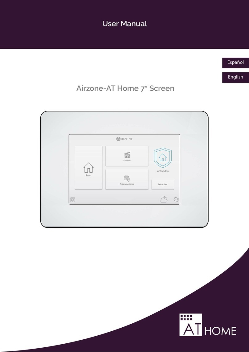 Airzone AT HOME ATAZX6PADB User manual