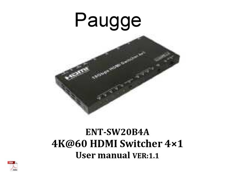 Paugge ENT-SW20B4A user manual
