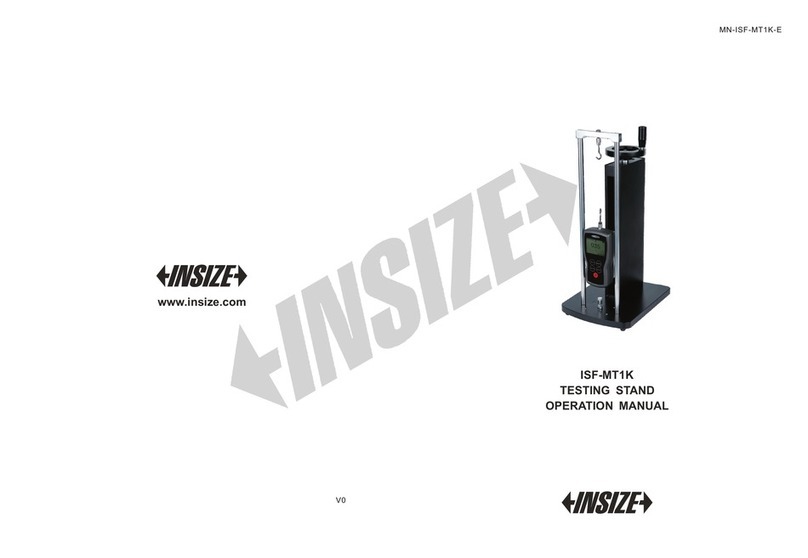 insize ISF-MT1K Operation manual