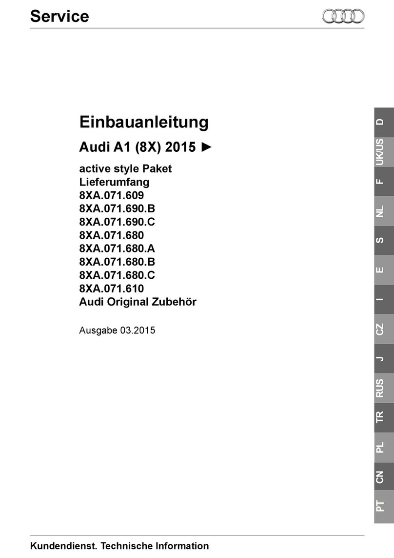 Audi 8XA.071.609 User manual