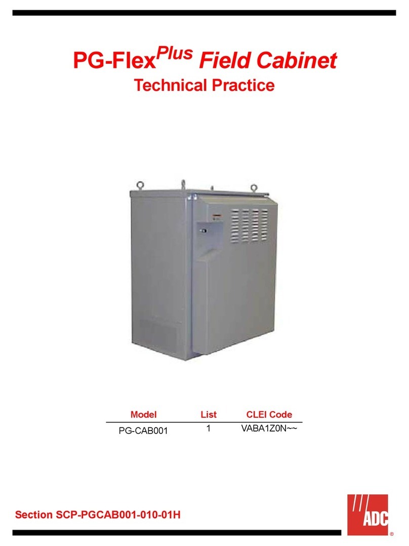 ADC PG-FlexPlus PG-CAB001 User manual ADC PG-FlexPlus PG-CAB001 User manual