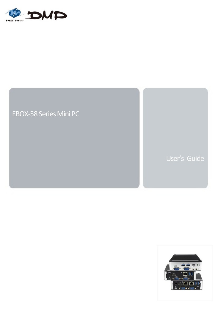 DMP Electronics EBOX-58 Series User manual DMP Electronics EBOX-58 Series User manual