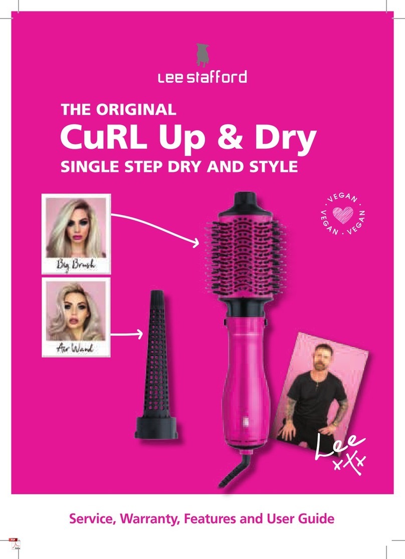Lee Stafford CuRL Up & Dry SINGLE STEP DRY AND STYLE User manual