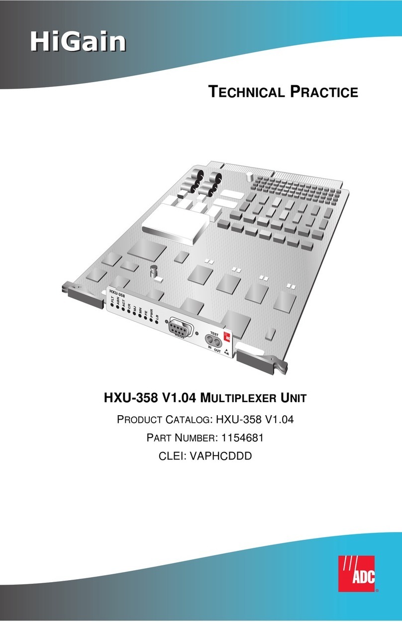 ADC HiGain HXU-358 User manual